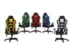 300lb Revolving Gaming Swivel Chairs 5D Paddle Shift For Back Pain PC Leather PU
