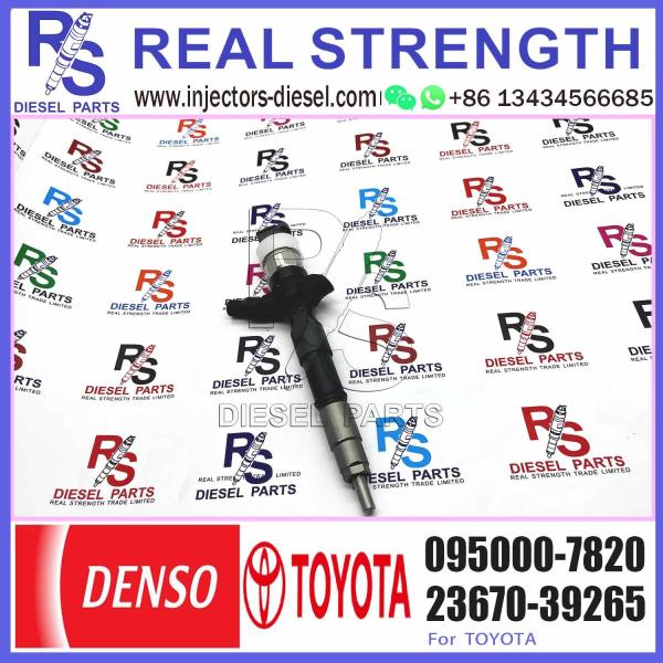 Quality Common Rail Inyectores Diesel Auto Engine Systems Fuel Diesel Injector 23670-39265 095000-7820 For Toyota 1KD-FTV for sale