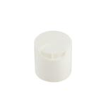 24/410 White PP Disc Top Cap Cosmetic Bottle Disc Top Closure For Lotion