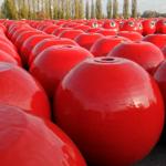 EU ABS Made in China Marine Barrier Buoy for Security Barrier Polyurethane Buoy