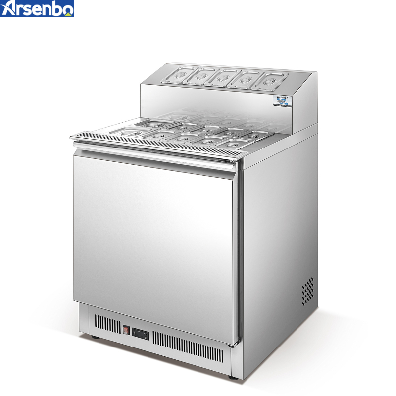 180W 250L Under Counter Refrigerators Stainless Steel Material