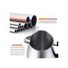 Buy cheap SS304 French Coffee Press Plunger Double Wall Stainless Steel Coffee Plunger 1000ml from wholesalers