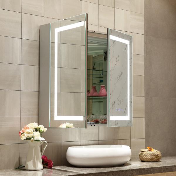 Buy cheap Mirrored Cabinets in Europe Cabinet Style Customized Single/Double Door LED Mirror Cabinet from wholesalers