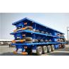 Buy cheap LED Lights 40ft Flatbed Container Semi Trailer from wholesalers