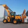 Buy cheap 4 Wheel Articulated 2500kg Backhoe Loader Mini And Excavator from wholesalers