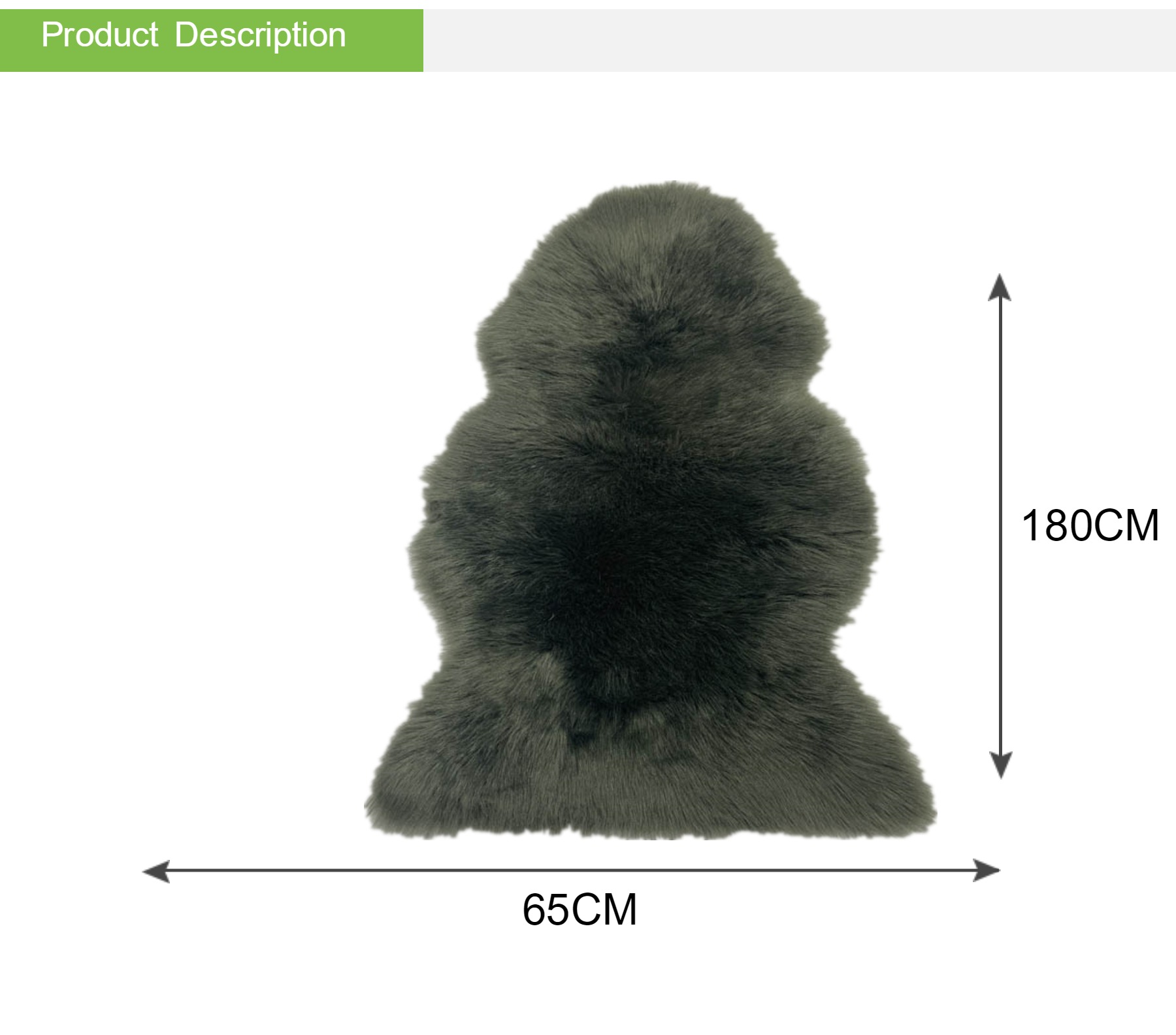 Black Chair Sheepskin Cushion Pads Faux Fur OEM
