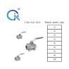 Buy cheap Internal Thread Handle Ball Valve Stainless Steel Water Valve 1000PSI from wholesalers