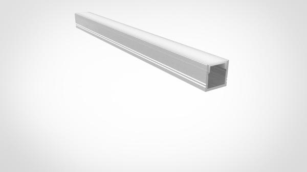 Buy cheap Linear LED Light Strip Channel Surface Mounted Extrusion Aluminum 15*16mm from wholesalers