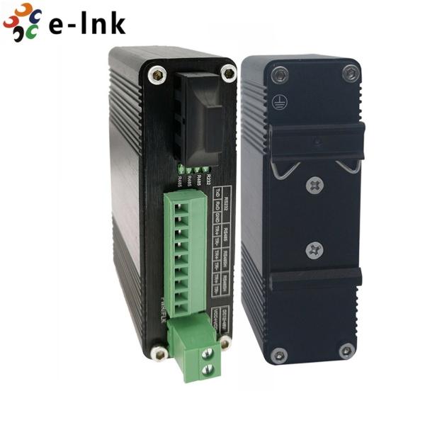 Buy cheap Industrial Serial RS232 RS485 RS422 Fiber SC Media Converter Modem Single Mode 20KM from wholesalers
