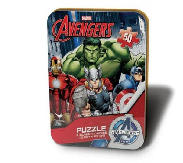 Buy cheap Marvel Avengers 50pc Mini Puzzle Tin Box from wholesalers