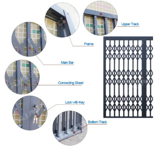 High Safety Aluminium Fixed Window made of strong aluminium upright and