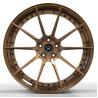 Buy cheap Gloss Bronze Mercedes Benz Forged Wheels 2-PC Rims 5x112 Staggered 21 Inches from wholesalers