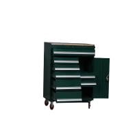 Buy cheap Green ISO14001 Mobile Tool Box With Drawers , Metal Tool Storage Cabinet product