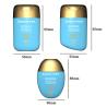 Buy cheap 30g/50g Blue oval smooth bottle with Golden lid for fragrance and sunscreen stick from wholesalers
