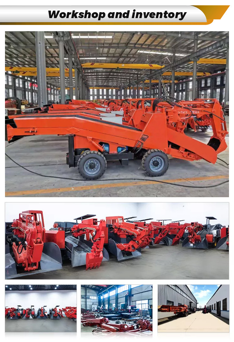 Rock Loading Crawler Mucking Loader Environmental Protection ZWY-50A