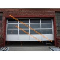 Buy cheap Motorized Aluminum Insulated Tempered Glass Full View Overhead Garage Door product