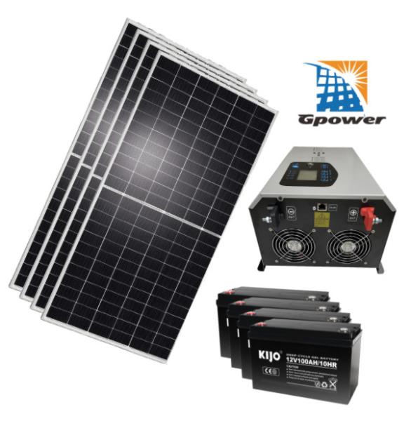 Buy cheap Home 2000W Off Grid Solar System Kits For Energy Storage from wholesalers