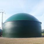 Dual Membrane Biogas Balloon Mounted On Digester For Wastewater Treatment