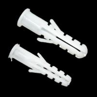 Buy cheap White / Gray Color Expand Nails Plastic Wall Anchors For Drywall Self Drilling product