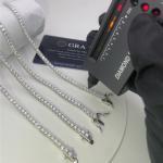 OEM Moissanite Diamond Tennis Necklace Claw Setting Moissanite Necklace Mens In