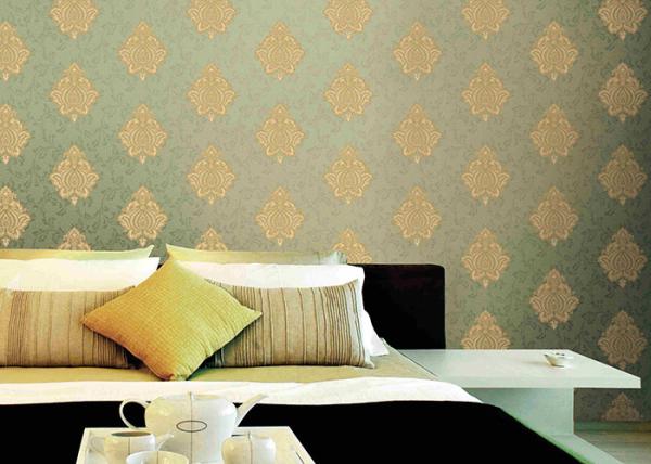 Classical Damask Pattern PVC Washable Vinyl Wallpaper European Style Wall