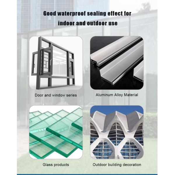 White Clear Waterproof Car Windshield Pu Sealant Adhesive Glass Metal Rubber