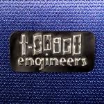Customized High-Quality Clothing 3D Silver Black Tpu Heat Metal Transfer Logo