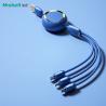 Buy cheap Retractable Mobile Phone Charging Cable 3 In 1 For Office Home from wholesalers