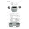 Buy cheap Shipping Container Parts Lifting Socket Longitudinal Double Flush from wholesalers