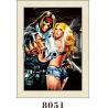 Buy cheap Sexy Women Painting 5d Photography For Restaurant / Custom Lenticular Printing from wholesalers