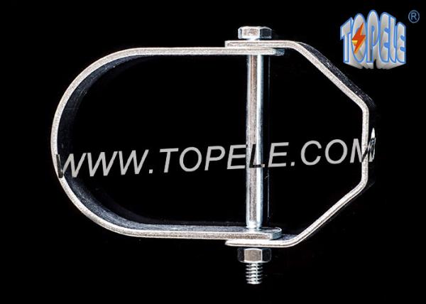 Buy cheap Galvanized Steel Pipe Clamp Clevis Hanger Heavy Duty With UL Certified from wholesalers