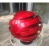 Buy cheap Modern Painted Stainless Steel Abstract Sculpture Red Baking Varnished from wholesalers