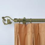 Curtain factory 28mm Anti-Brass Aluminum PND tail-on hook Twisted Pipe Curtain