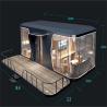 Buy cheap 2 Bedroom Prefabricated Modular Houses Hotei Space-Saving Capsule Hotel Accommodation from wholesalers