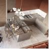 Buy cheap PVC Cupboard Design PVC Kitchen Cabinets 20mm Quartz Stone from wholesalers