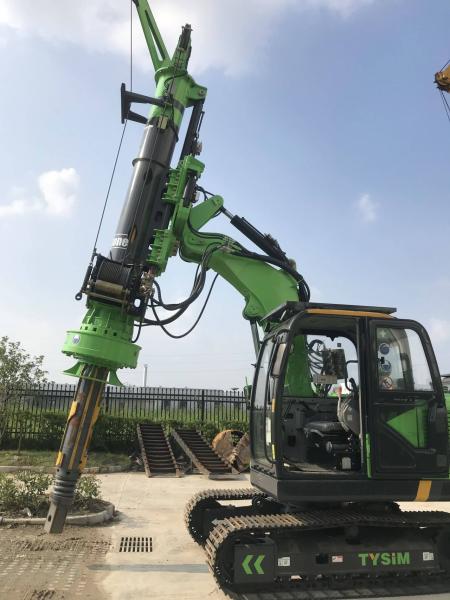 Buy cheap Borehole Hydraulic Pile Drilling Rig Machine One Stop Service 24m Power Head Crawler from wholesalers