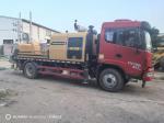 Used Mini Concrete Line Pump Truck Cement Transfer Pump with 2 Boom Sections