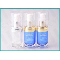 Buy cheap 20 ML Oval Shape PMMA Acrylic Lotion Pump Bottle For Cosmetic Essence product