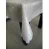 Buy cheap Hot selling products-100% Polyester Jacquard table cloth with check design from wholesalers