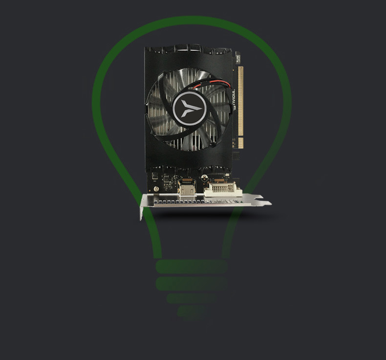 YESTON GT1030 4GD4 Extreme Speed Edition/1152~1380MHz/4GB/GDDR4 Graphics Card