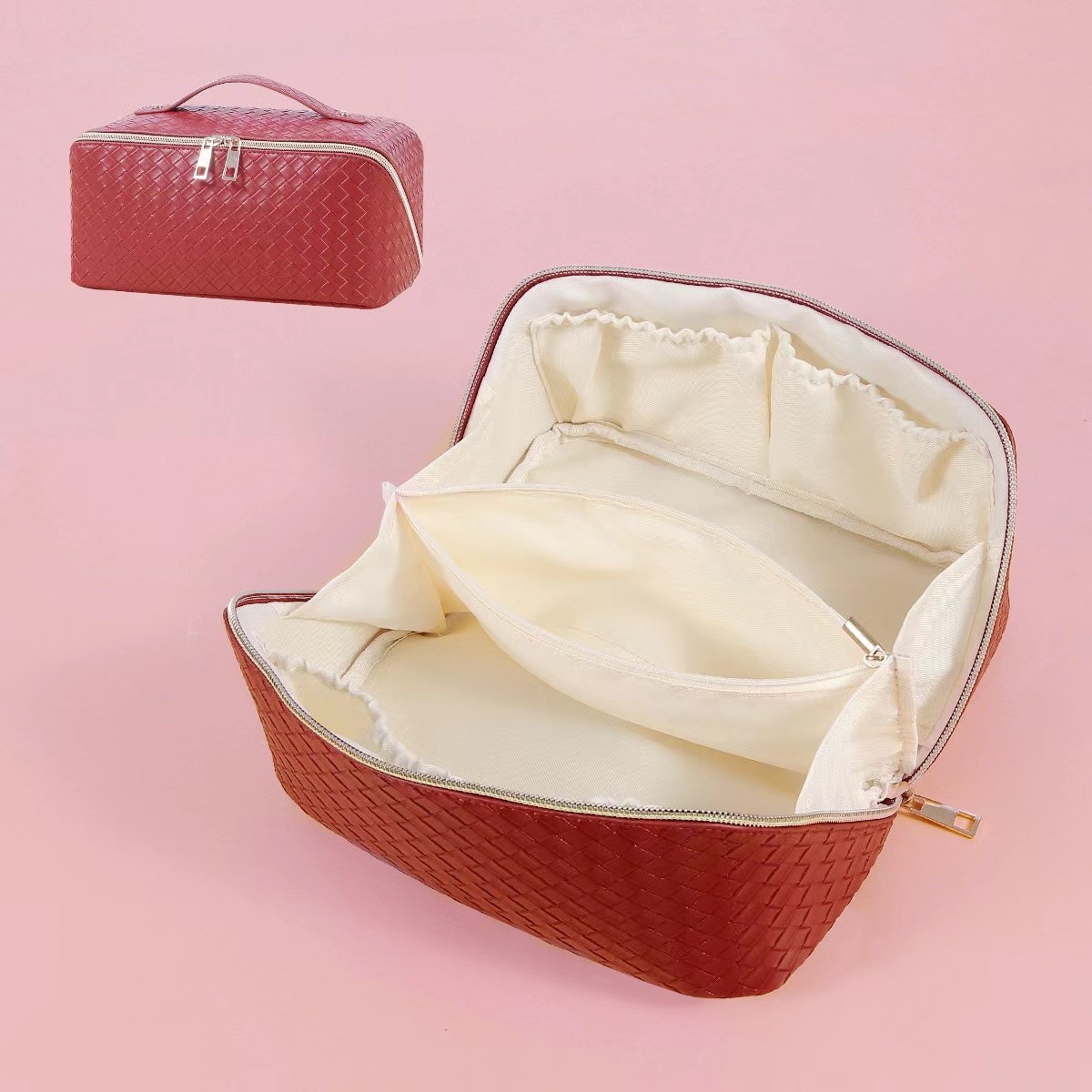 Fashion Makeup Bag Cosmetics Bag PU Fabric Waterproof And Moisture Proof