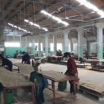Recon Wood Veneer Yellow Oak Vertical Grain Quarter Cut 3050*640mm For Hotel