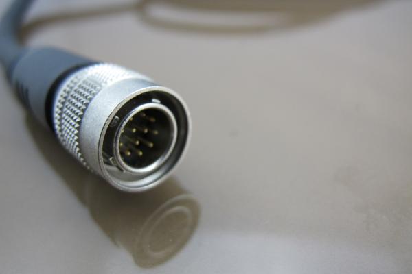 Industrial Camera High Flex Cable , Chain Flex Analog Circular Hirose 12 Pin