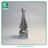 Buy cheap Manufacture 5/8" press fit Aluminum casting fence spearhead picket finial from wholesalers