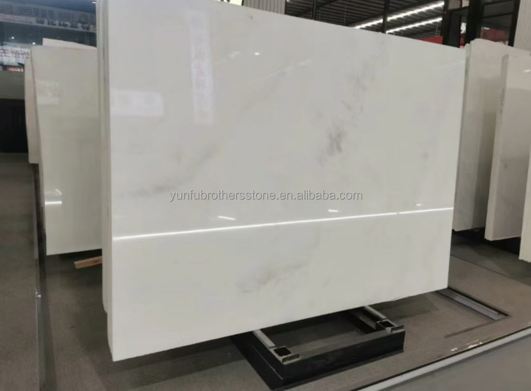 Big Slab White Nano Marble Stone The Optimal Selection for Modern Design Countertop