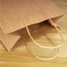 Buy cheap Custom 7.5''*5.3''*9.8'' Recycled Brown Paper Bags With Handles from wholesalers