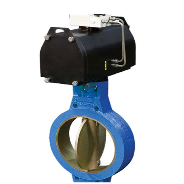 Chinese Actuator with Keystone Butterfly Valve Figure 990 Ø 200 mm and ASME 125