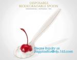 factory direct biodegradable corn starch 5 inch dessert spoon,food grade