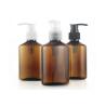 Buy cheap Brown 125ml Amber Square Pet Bottle With Cleanser Pump from wholesalers