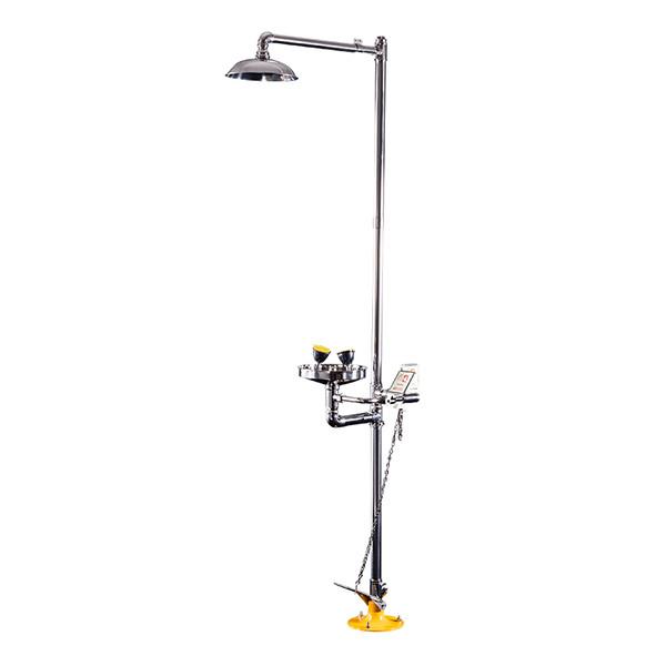 Buy cheap Double Hands Push Emergency Safety Shower And Eyewash Station 304 Stainless Steel from wholesalers